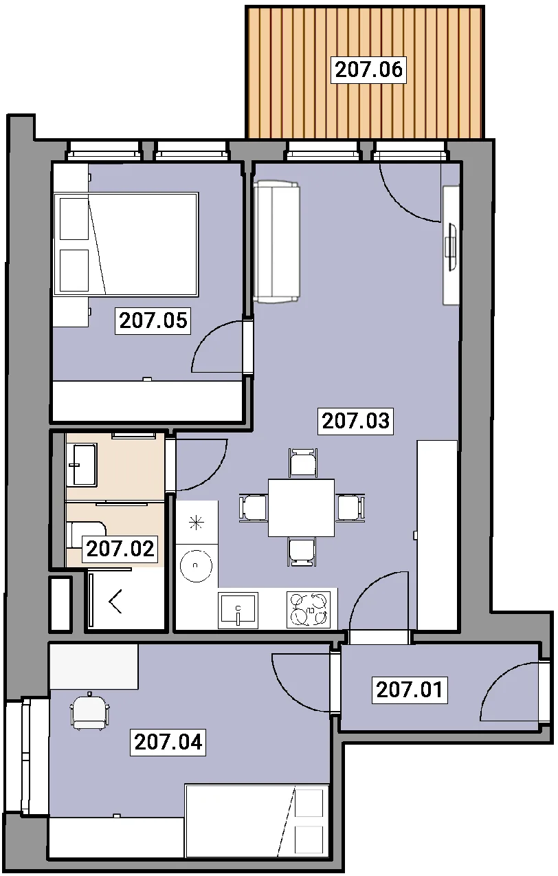 207 plán