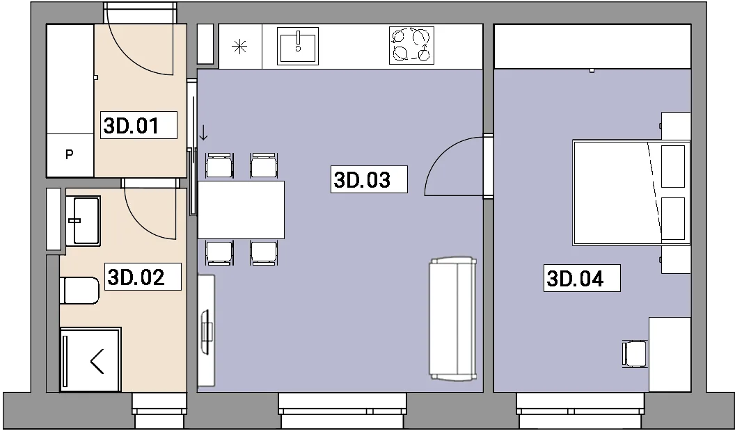 3D plán